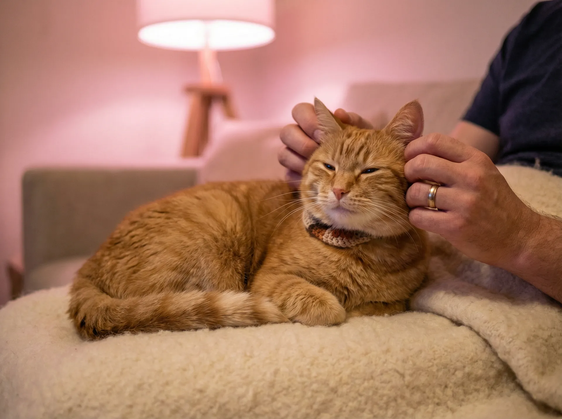 猫咪被温柔抚摸的幸福时刻 - 久久丫线这里只精品
